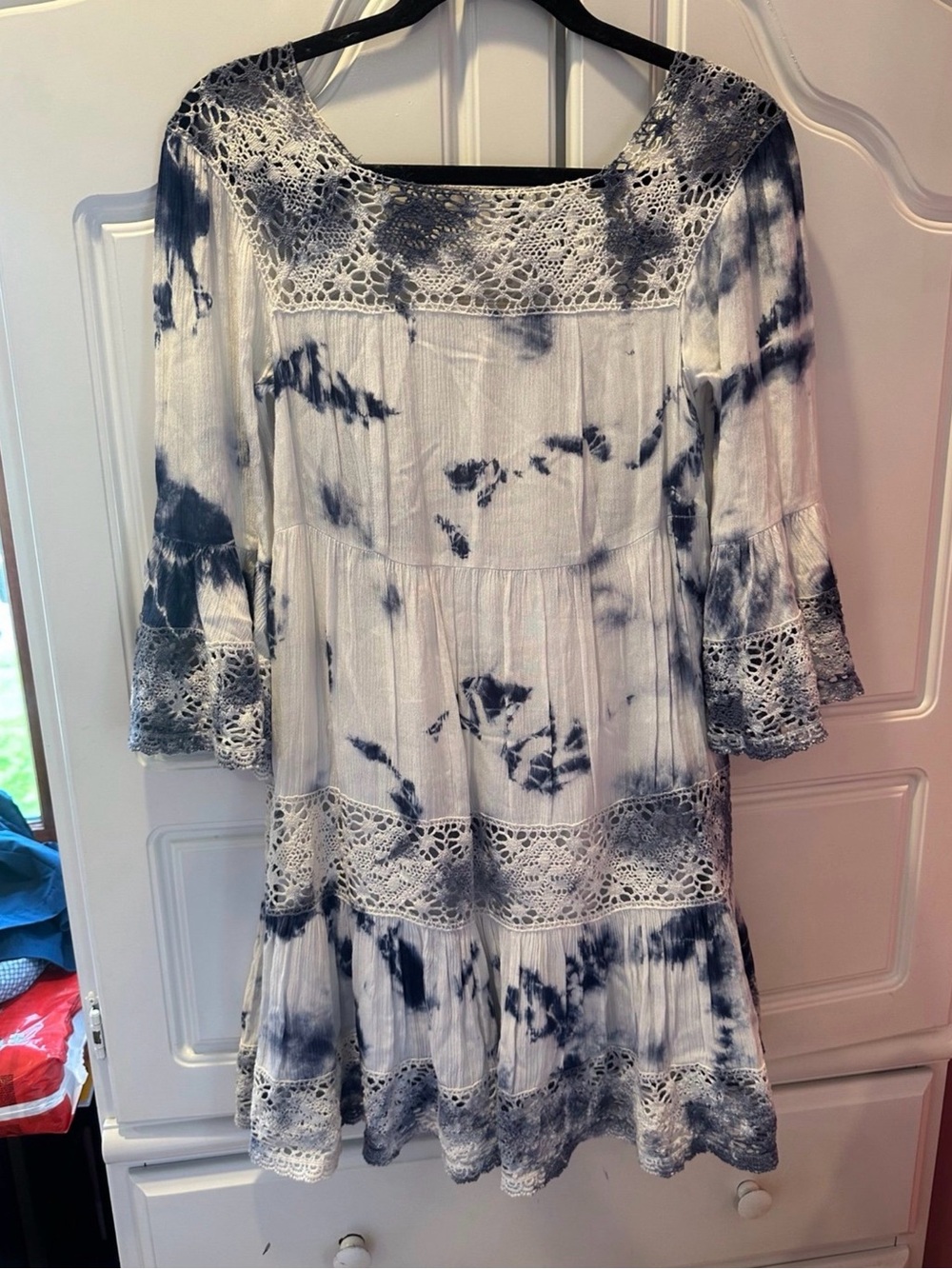 Cupio Tie Dye Crochet Lace Dress – Size Small (Brand New Without Tags)